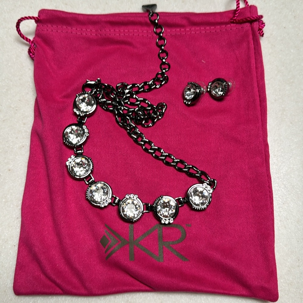 Silpada Glamour Necklace With Matching Earrings. Excellent Condition. - Picture 2 of 10